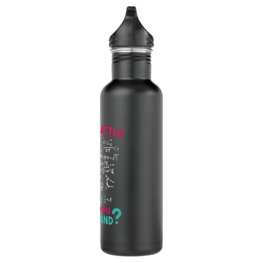 Physics Math Formula Joke Waterfles (Rechts)
