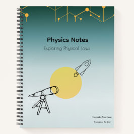 Physics Notes Notebook Notitieboek