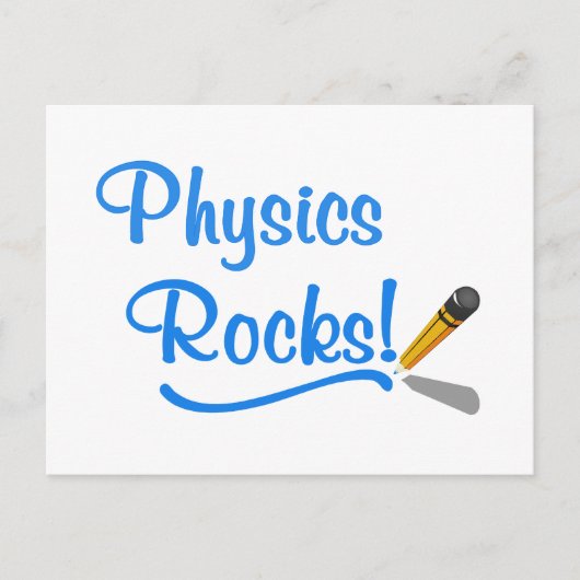 Physics Rocks Briefkaart (Voorkant)