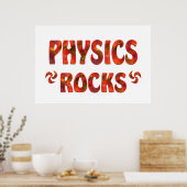 PHYSICS ROCKS POSTER (Keuken)