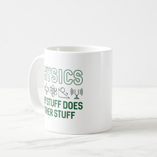 Physics Stuff Koffiemok (Voorkant links)