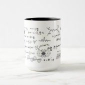 Physics tu formules and diagrams Coffe Mug (Centre)