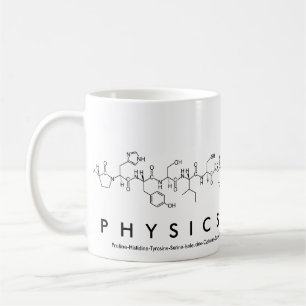 PhysicsTeacher peptide phrase mug
