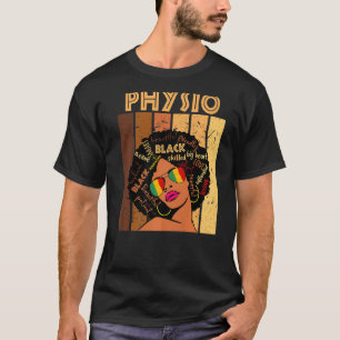 Physio Afro African American Women Black History T-shirt