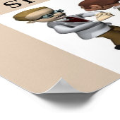 PHYSIQUE affiche de théorie des cordes (Coin)