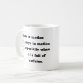 Physique amusante Café Mug (Devant gauche)