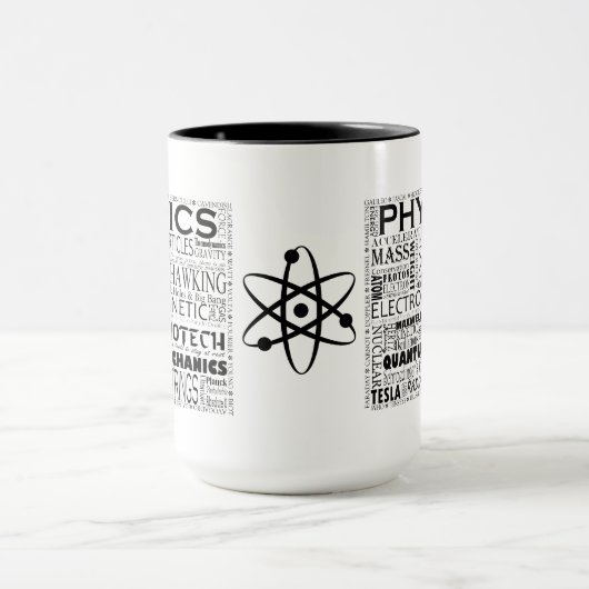 Physique avec une Mug d'Atom (Centre)