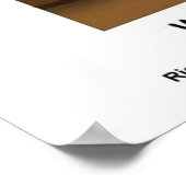 Physique de Woodchuck Posters de dessin amusant (Coin)