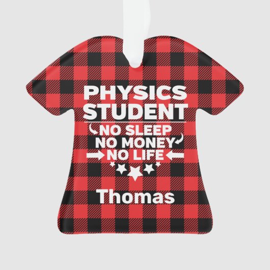 Physique Étudiant Pas Sommeil Argent Vie Rouge Pla (devant)