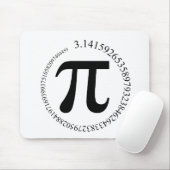 Pi (π) Dag Muismat (Met muis)
