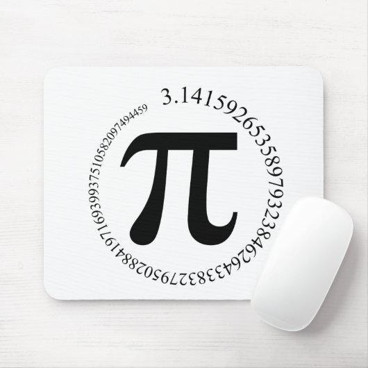 Pi (π) Dag Muismat (Met muis)