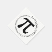 Pi π dag servet (Hoek)