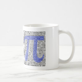 Pi 3,14 tot Honderd Cijfers Koffiemok