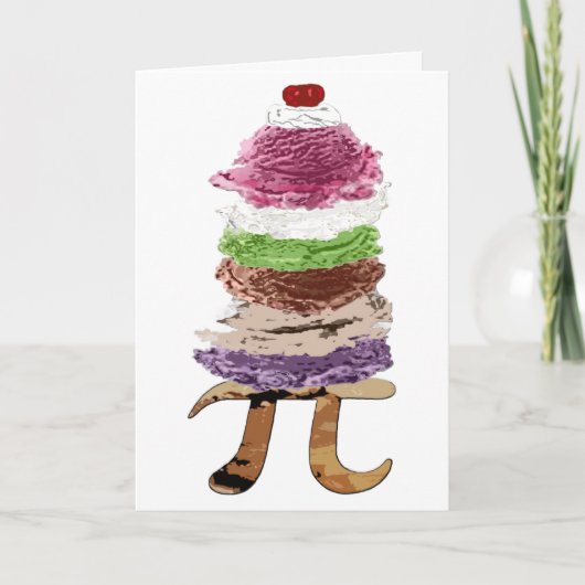 Pi à la mode kaart (Voorkant)