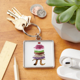 Pi a la Mode Keychain