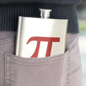 Pi aangepaste monogram-kolf flacon (Voorbeeld)