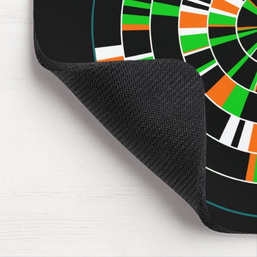 Pi Abstract 06 - op zwart Muismat (Hoek)