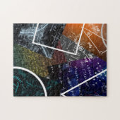 Pi Abstrait : Puzzle d'art mathématique (Horizontal)