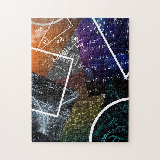 Pi Abstrait : Puzzle d'art mathématique (Vertical)