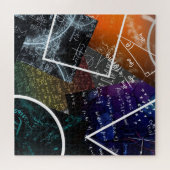 Pi Abstrait : Puzzle d'art mathématique (Horizontal)