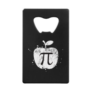 Pi Apple Pie Funny Kredietkaart Flessenopener