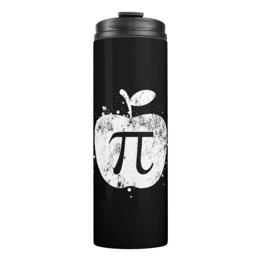 Pi Apple Pie Funny Thermosbeker (Voorkant)