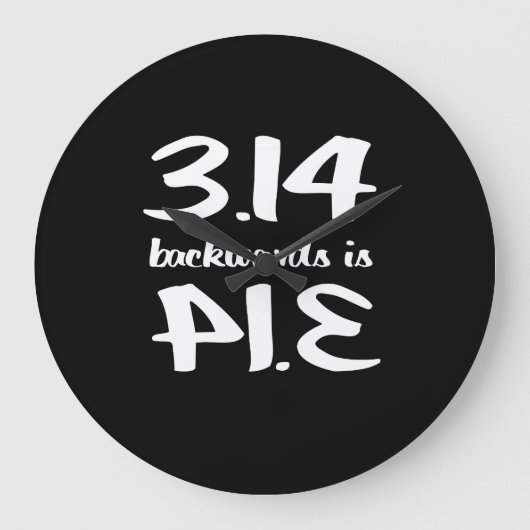 Pi Backwards is Pie Grote Klok (Voorkant)