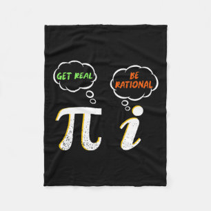 Pi BE Rationeel maken - Wiskunde docent - Wiskunde Fleece Deken