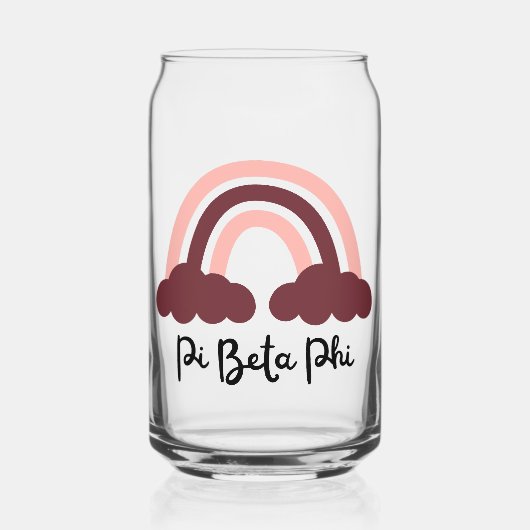 Pi Beta Phi Sororité Grecque Vin Rouge Arc-en-ciel (Verso)
