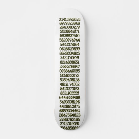 Pi-bord gebroken spook skateboard (Voorkant)