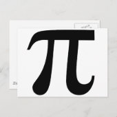 Pi Briefkaart (Voorkant / Achterkant)