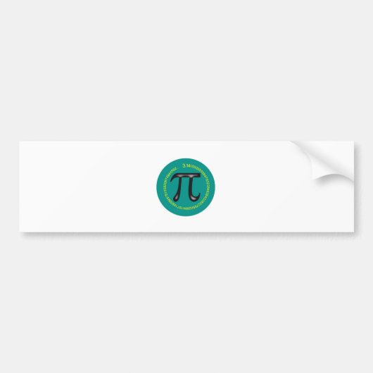 PI BUMPERSTICKER (Voorkant)
