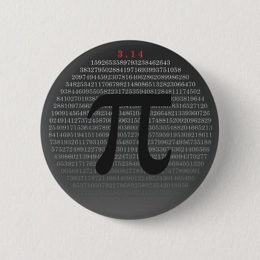 Pi Button v2: Meer dan 750 pi-cijfers! (Voorkant)