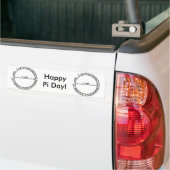 Pi-cirkel Bumpersticker (Op Truck)