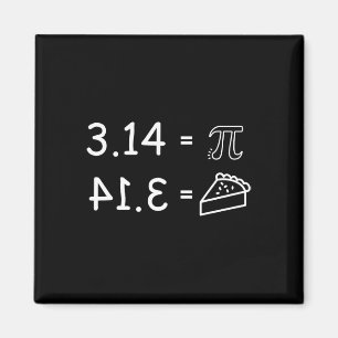 Pi Conspiracy Pie Fun Pi Day Wiskunde Magneet