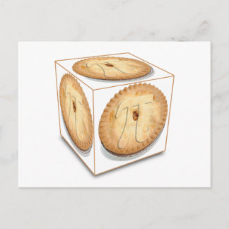 Pi Cubed (PIE CUBED) PI PIE CRUST Briefkaart