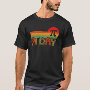 PI dag 14 maart Happy PI dag Grieks symbool Wiskun T-shirt