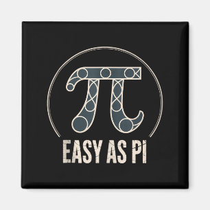 Pi-dag 14 maart Wiskunde Nerd Taart Eten Grappig C Magneet