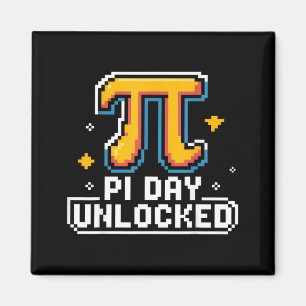 Pi-dag 14 maart Wiskunde Nerd Taart Eten Grappig C Magneet