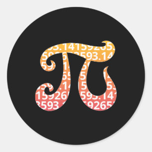 Pi Dag 1 Ronde Sticker