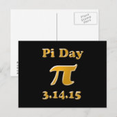 Pi Dag 2015 Briefkaart (Voorkant / Achterkant)