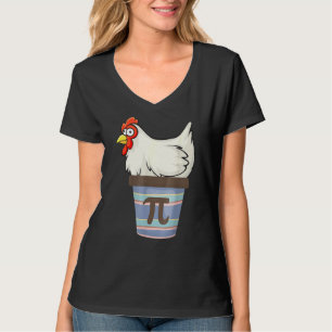 Pi Dag 2022 Wiskunde wiskunde kippenkooi Pie Outf T-shirt