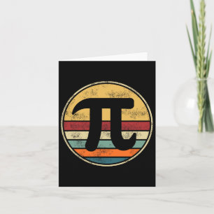 Pi Dag 2025 Wiskunde Lover Wiskunde Retro Vintage Kaart