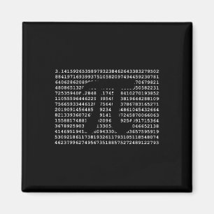 Pi Dag 3.14 Cool Funny Nerd Wiskunde Geek Magneet