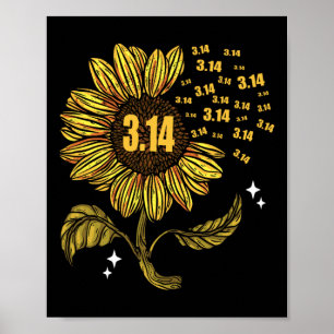 PI Dag 3.14 Nummersymbool voor Wiskunde docent Poster