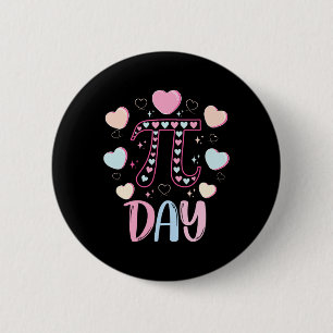 Pi Dag 3.14 Pi Symbool Grappig Pi Dag Snoep Hart M Ronde Button 5,7 Cm