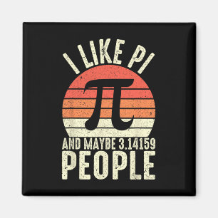 PI Dag 3.14 PI symbool - Ik hou van PI en misschie Magneet