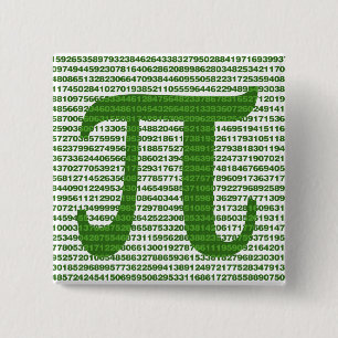 Pi Dag 3.14 Vierkante Button 5,1 Cm