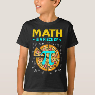 PI-dag 3.14: Wiskunde is een stuk van het begin va T-shirt