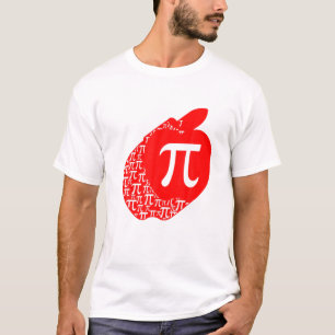 Pi Dag Apple Pi Wiskunde Leraar 3.14 Wiskunde Geek T-shirt